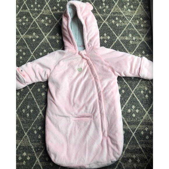 Carters Baby Girls Bundle Up Cozy Pram with Ears